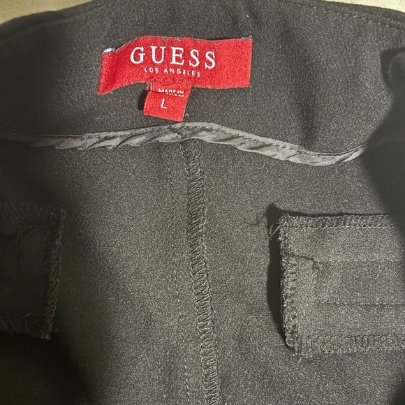 Guess Women's High Waist Black Shorts - Picture 2 of 5